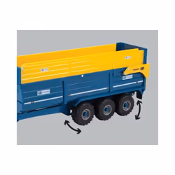 Britains Tri-Axe Halfpipe Silage Trailer 1:32 Scale