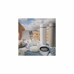RapidCool Portable Baby Bottle Making Kit, Prepare A Perfect Formula Feed in 2 Minutes. Includes Flask, 2 Rapid Cool's with 2 Digital Thermometer Lids