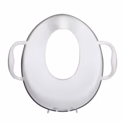 Toilet Seat Trainer â Non-Slip | Easy-Grip Handles | Splash Guard| Suitable for 12+ Months (White)