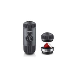 WACACO Nanopresso Portable Espresso Maker Bundled with NS Adapter, Upgrade Version of Minipresso, Compact Travel Coffee Maker