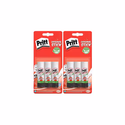 Pritt Glue Stick, Safe & Child-Friendly Craft Glue for Arts & Crafts Activities, Strong-Hold adhesive for School & Office Sup ...