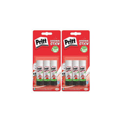 Pritt Glue Stick, Safe & Child-Friendly Craft Glue for Arts & Crafts Activities, Strong-Hold adhesive for School & Office Supplies, 3x22 g Pritt