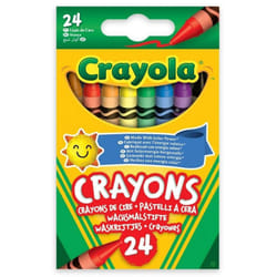 crayolaA crayon Box  Assorted colors  Pack Of 24