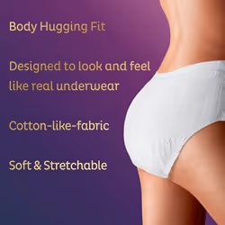 Tena Super Plus Protective Underwear for Women  Large  Pull On  54900 - Case of 64