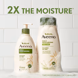 Aveeno Daily Moisturizing Body Lotion with Soothing Oat and Rich Emollients to Nourish Dry Skin, Fragrance-Free, 12 Fl Oz (Pack of 6)