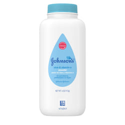 Johnson's Naturally Derived Cornstarch Baby Powder with Aloe & Vitamin E, 4 oz