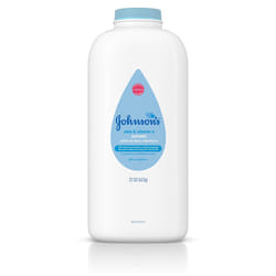Johnson's Baby Naturally Derived Cornstarch Baby Powder with Aloe and Vitamin E for Delicate Skin, Hypoallergenic and Free of Parabens, Phthalates, an