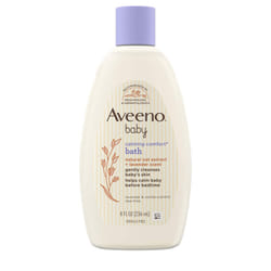 Aveeno Baby Calming Comfort Baby Bath, Lavender and Vanilla, 8 Oz.