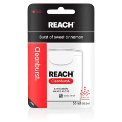 REACH Cleanburst Waxed Floss Cinnamon 55 Yards Pack of 5