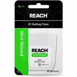 Reach Mint Waxed Floss 55 Yards (Pack of 2)