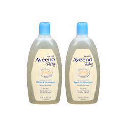 Aveeno Baby Wash and Shampoo - 18 Oz 2/pack