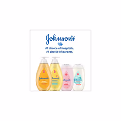 Johnson's CottonTouch Newborn Baby Face and Body Lotion, Hypoallergenic and Paraben-Free Moisturization for Baby's Sensitive Skin, Made with Real Cott
