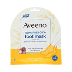 Aveeno, Repairing Cica Foot Mask, 2 Single-Use Slippers