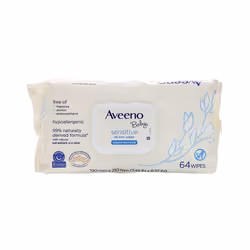 Aveeno, Baby, Sensitive, All Over Wipes, 64 Wipes
