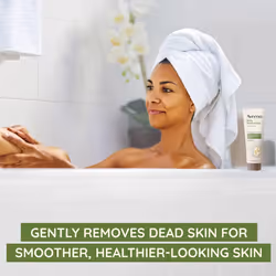 Aveeno Daily Moisturizing Body Scrub  Exfoliating Body Wash for Smoother  Healthier Looking Skin  Soothing Prebiotic Oat Formula  Sulfate-Free  Soap-F