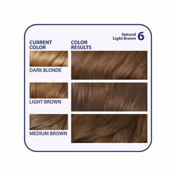 CLAIROL Nice 'n Easy Permanent Color, [6] Light Brown 1 ea