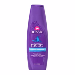 Aussie Mega Moist Shampoo, 400ml, 400 ml, Shampoo, Unisex, Blonde hair, Brittle hair, Combination hair, Curly hair, Damaged h ...
