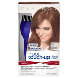 Clairol Root Touch-Up by Nice'n Easy Permanent Hair Dye  5R Medium Auburn/Reddish Brown Hair Color  2 Count