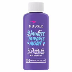 Aussie 3 Minute Miracle Moist Detangling Deep Conditioner Treatment with Avocado Oil  1.7 Fl Oz  Travel Size  Paraben and Sul ...