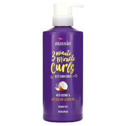Aussie, 3 Minute Miracle Curls, Deep Conditioner, With Coconut & Australian Jojoba Oil, 16 fl oz (475 ml)