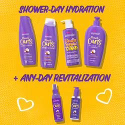 Aussie Miracle Curls Set: Shampoo  Conditioner  Deep Hydration  Spray Gel  Detangling Milk  and Oil Hair Treatment  Curl Oil  Coconut & Jojoba  Frizz