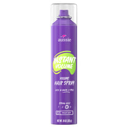 Aussie Instant Volume Hair Spray for Wavy Hair and Straight Hair  10 oz