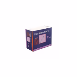 100pk BD Micro Fine Plus - 0.5ml, U100, 30G x 8mm