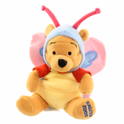 Winnie the Pooh Bean Bag Plush Butterfly Pooh
