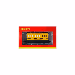R296 Track Cleaning 00 Gauge Coach Rolling Stock, Black