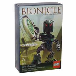 Lego Bionicle Matoran of Metru Nui Mini Figure Set #8611 Orkahm (Green)