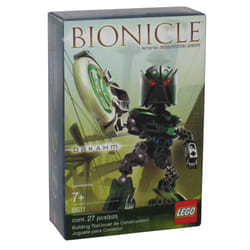 Lego Bionicle Matoran of Metru Nui Mini Figure Set #8611 Orkahm (Green)