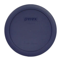 Pyrex 4 Cup Round Plastic Cover  Navy Blue