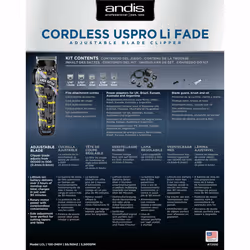 Andis Cordless USPro Li Fade Nation Clipper Crown - 73100