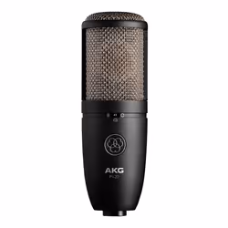 AKG Pro Audio Condenser Microphone XLR Sliver Blue 165mm Long 54mm Diameter (3101H00430)