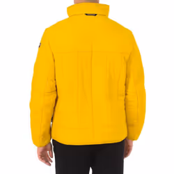 Chaqueta Acolchada Athon Cuello Alto Ga4flj Para Hombre - yellow, L