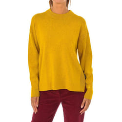 Jersey De Lana Cuello Redondo Ga4fo4 Para Mujer - yellow, L
