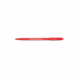 Paper Mate 3920158 Eraser Mate Ballpoint Stick Erasable Pen Red Ink Medium Dozen