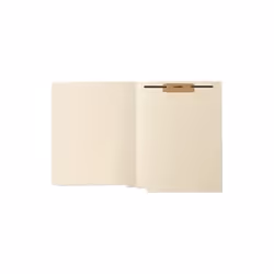 Western State MAQ31463 Medical Arts Press 14 Point Full-Cut End-Tab File Folders, One Fastener - Position 1, Manila