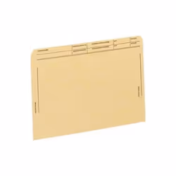 Western State MAQ59547TN Patient File Pocket, Tan - Letter Size - Pack of 50