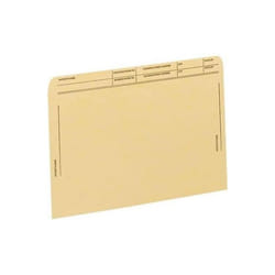 Western State MAQ59547TN Patient File Pocket, Tan - Letter Size - Pack of 50
