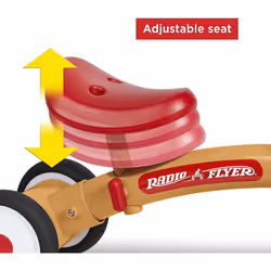 Radio Flyer 643Z Lil' Racers: Percy The Pony Kids Ride on Toy, for Ages 1-3, Red