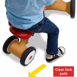 Radio Flyer 643Z Lil' Racers: Percy The Pony Kids Ride on Toy, for Ages 1-3, Red