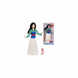Disney Store Princess Mulan Classic Doll & Mushu Figure 30cm