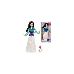 Disney Store Princess Mulan Classic Doll & Mushu Figure 30cm
