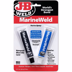 JB Weld MarineWeld 8272UK - Carded (2) 1 oz. Twin Tubes