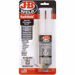 JB Weld KwikWeld 50176UK - Carded 25ml Resealable Syringe