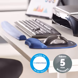 Fellowes Memory Foam Mouse Pad/Wrist Rest Sapphire - Additional view 4