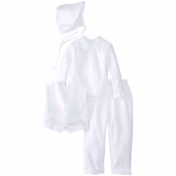 Joey Couture Baby Boys' Cross Embroidered Vested Christening Outfit White 24 Months