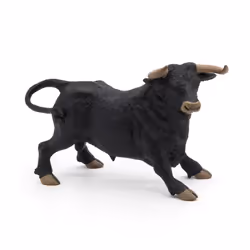 Papo -Hand-Painted - Figurine -Farmyard Friends -Andalusian bull -5105
