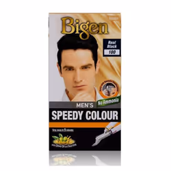 Bigen Speedy Men's Permanent Hair Colour Real Black 100